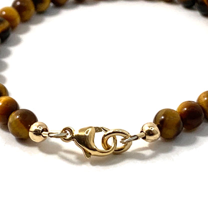 Tiger-Eye 14kt Gold